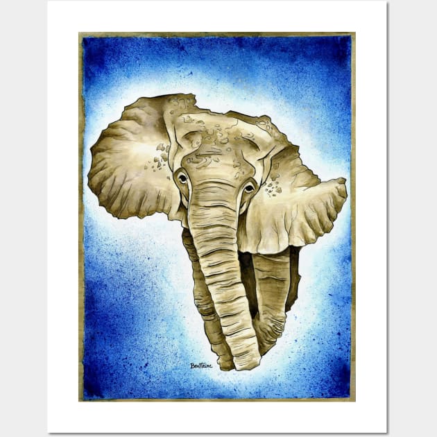 African Continent (Ben Heine) Wall Art by benheineart